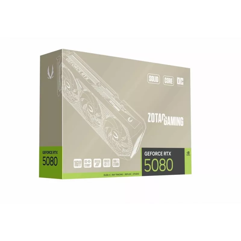 ZOTAC GAMING GeForce RTX 5080 SOLID Core OC 20th Anniversary Edition grafische kaart