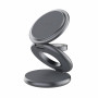 FIXED MagPowerstation Round FIXMPOS-RO-GR 3-in-1-laadstation, grijs