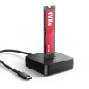 AXAGON ADSA-M2C11L M.2-NVMe-SSD-dock, USB-C 10Gbps