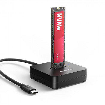 AXAGON ADSA-M2C11L M.2-NVMe-SSD-dock, USB-C 10Gbps