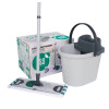 ECO EGO CIRCULAR POWER vlakke mop set met 13-l-emmer en wringer