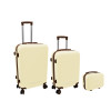 ORDINETT 3-delige kofferset, 60 l + 43 l + 15 l, wit