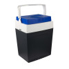 GIOSTYLE Brio 30 elektrische koelbox 12/230V 30L thermo-elektrische koelbox donkergrijs met rood/blauwe accenten