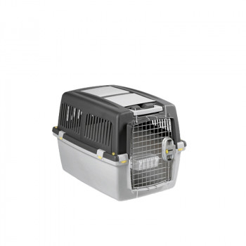 STEFANPLAST transportbox Gulliver 4 71x51x50 cm donkergrijs/lichtgrijs