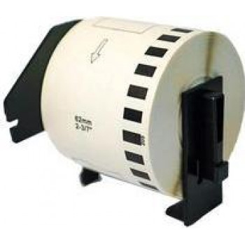 RILLPRINT eindloze etiketten, PP, 62 mm x 30,48 m, wit, thermotransfer, 1 rol (85330)