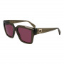 Ferragamo dames SF2014S-320 zonnebril – Havana bruin gradient