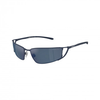 Arnette AN3093-749-55 heren zonnebril, rechthoekig, matzwart / donkergrijs, 64-16-120 mm