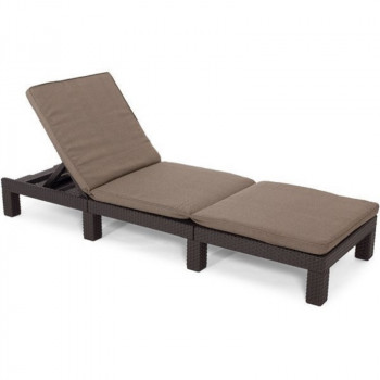 KETER Daytona Deluxe bruine ligstoel