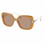 Swarovski dames oversized vierkante zonnebril SK0360 01B 5689794 zwart/grijs verloop 56mm