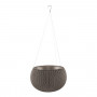KETER bloempot Cozy S met ophangset bruin