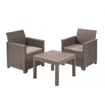 KETER tuinmeubelset Elodie balkonset met tafel Classic beige