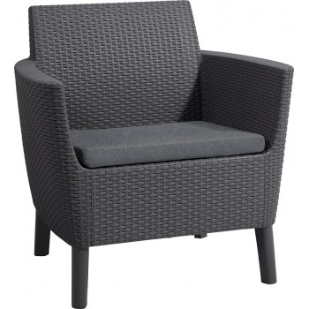 KETER tuinstoelen 2 stuks Salemo Duo grijs