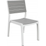 KETER tuinstoel Harmony wit/lichtgrijs