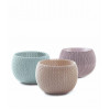 KETER bloempotset Cozies Trio lila/beige/lichtblauw