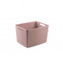 CURVER mand Jute L 20L 36x28x23cm roze