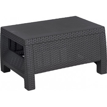 KETER Corfu tuinsalontafel grijs
