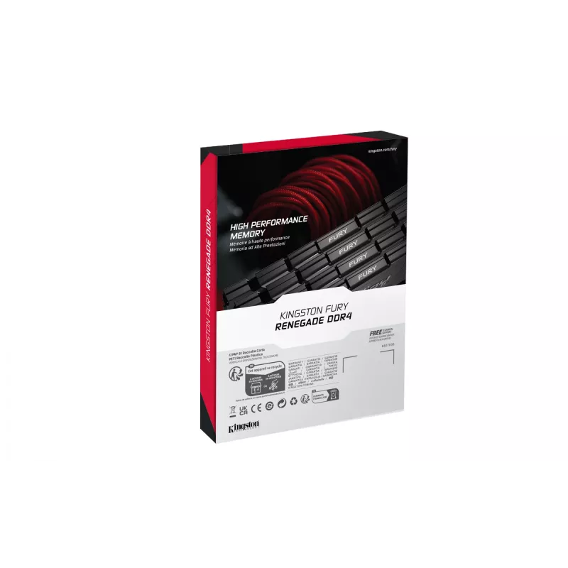 Kingston Technology FURY 8GB 3200MT/s DDR4 CL16 DIMM Renegade zwart