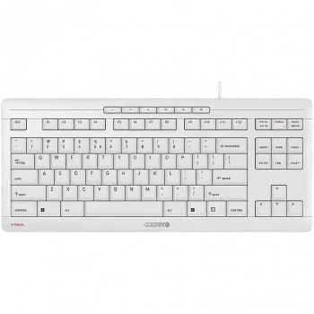 CHERRY STREAM TKL toetsenbord universeel USB AZERTY Frans wit