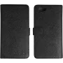 nevox 1205 bladeren zwart - grijs telefoonbeschermhoesje (1205)