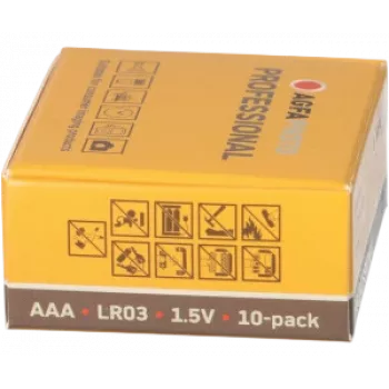 AgfaPhoto Professional Micro (AAA)-batterij alkaline-mangaan 1,5 V 10 stuks (110-853482)