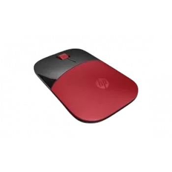 HP Draadloze muis 220 (Sunset Red), dubbelhandig, optisch, RF Draadloos, 1600 DPI, Zwart, Rood
