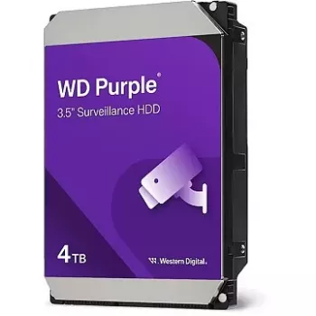 Interne HDD Western Digital Purple 4 TB 5400 rpm 128 MB 3,5 inch Serial ATA III