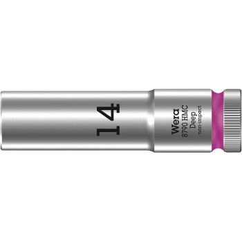 Wera 05004554001 8790 HMC Deep – lange zeskant-dopsleutel, 1/2″, 14 × 83 mm
