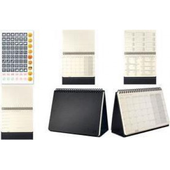 SIGEL Conceptum C2481 tafelmaandkalender 2024, zwart, 144 pagina's