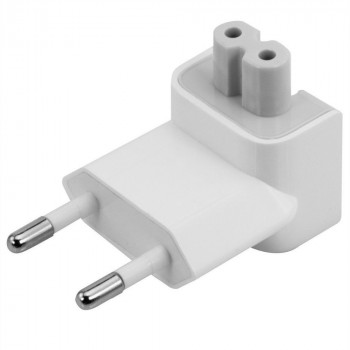Akyga AK-AD-60 EU-vervangstekker CEE 7/16 naar IEC C7, wit